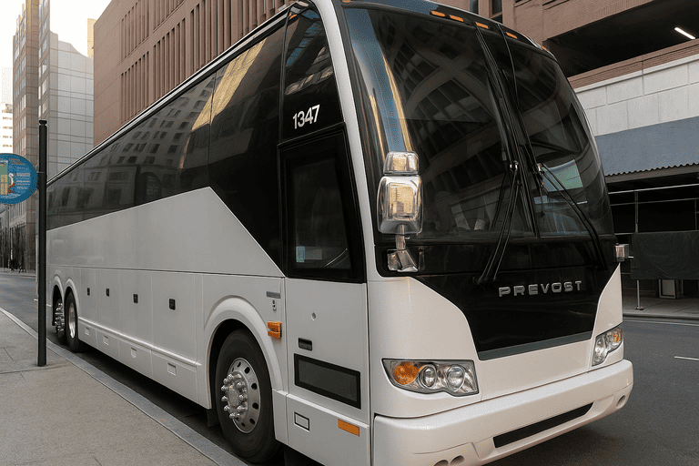a Parma Coach Bus Service coach bus