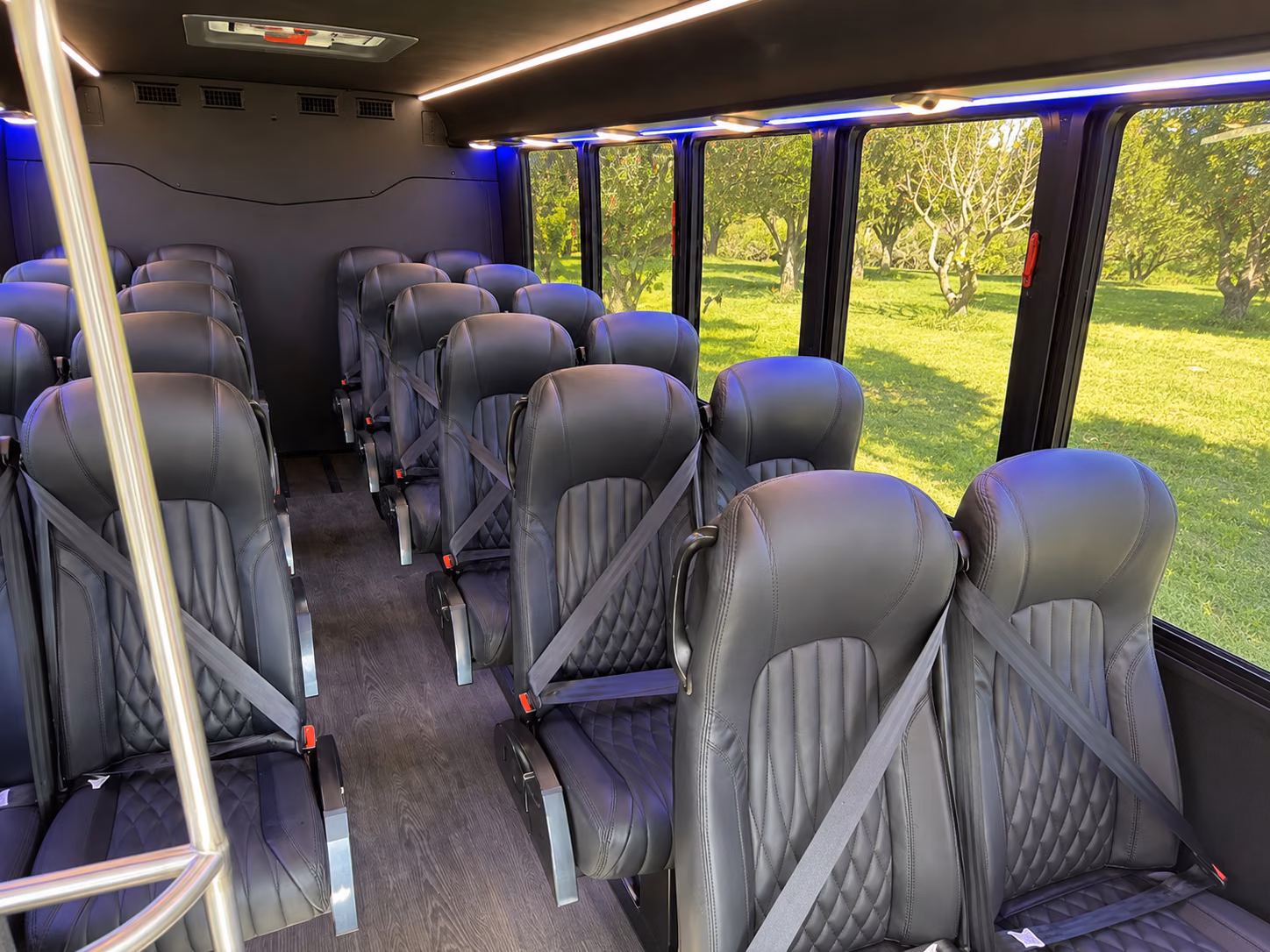 bus rentals for multi day parma wedding weekends