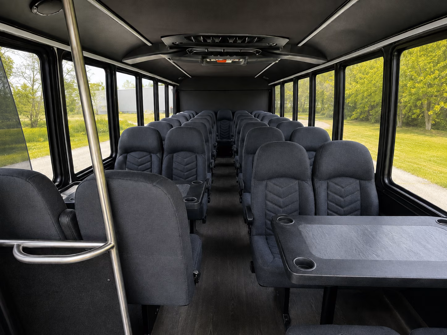 parma 20 passenger minibus interior