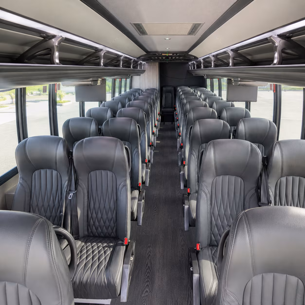 parma 35 passenger minibus interior
