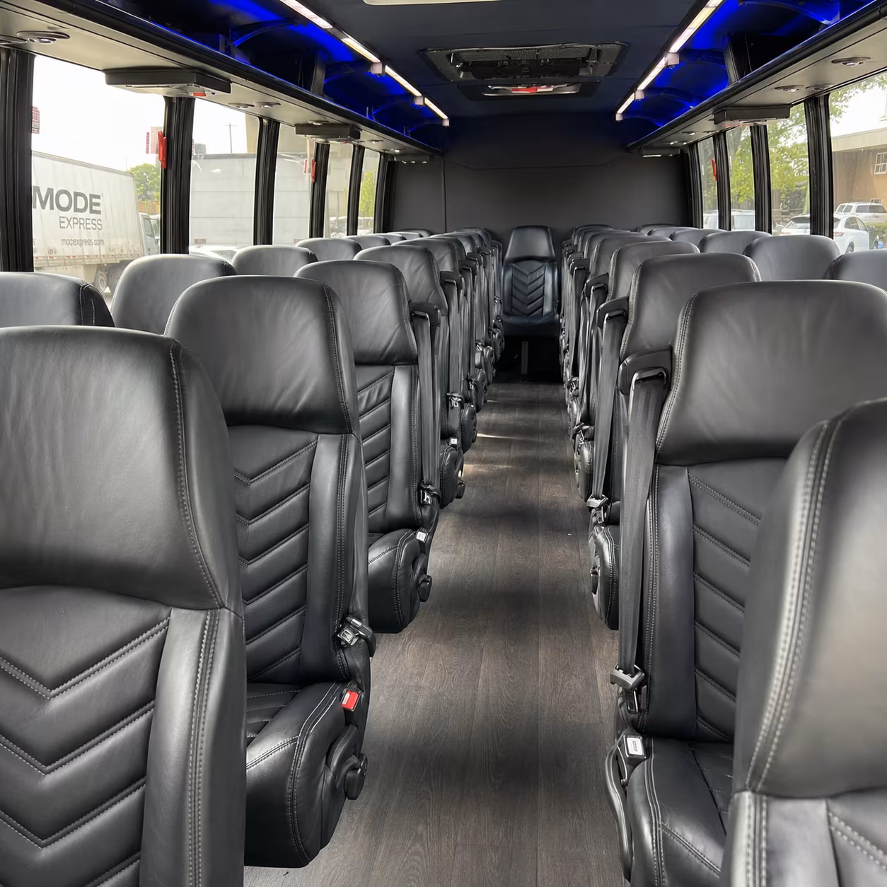 parma concert transportation onboard seating