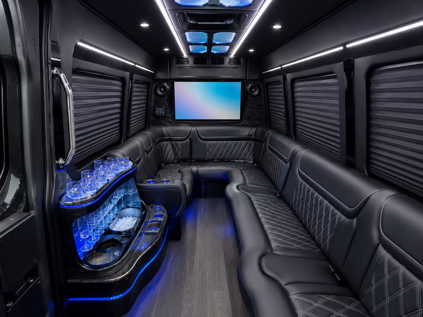 parma sprinter limousine inside