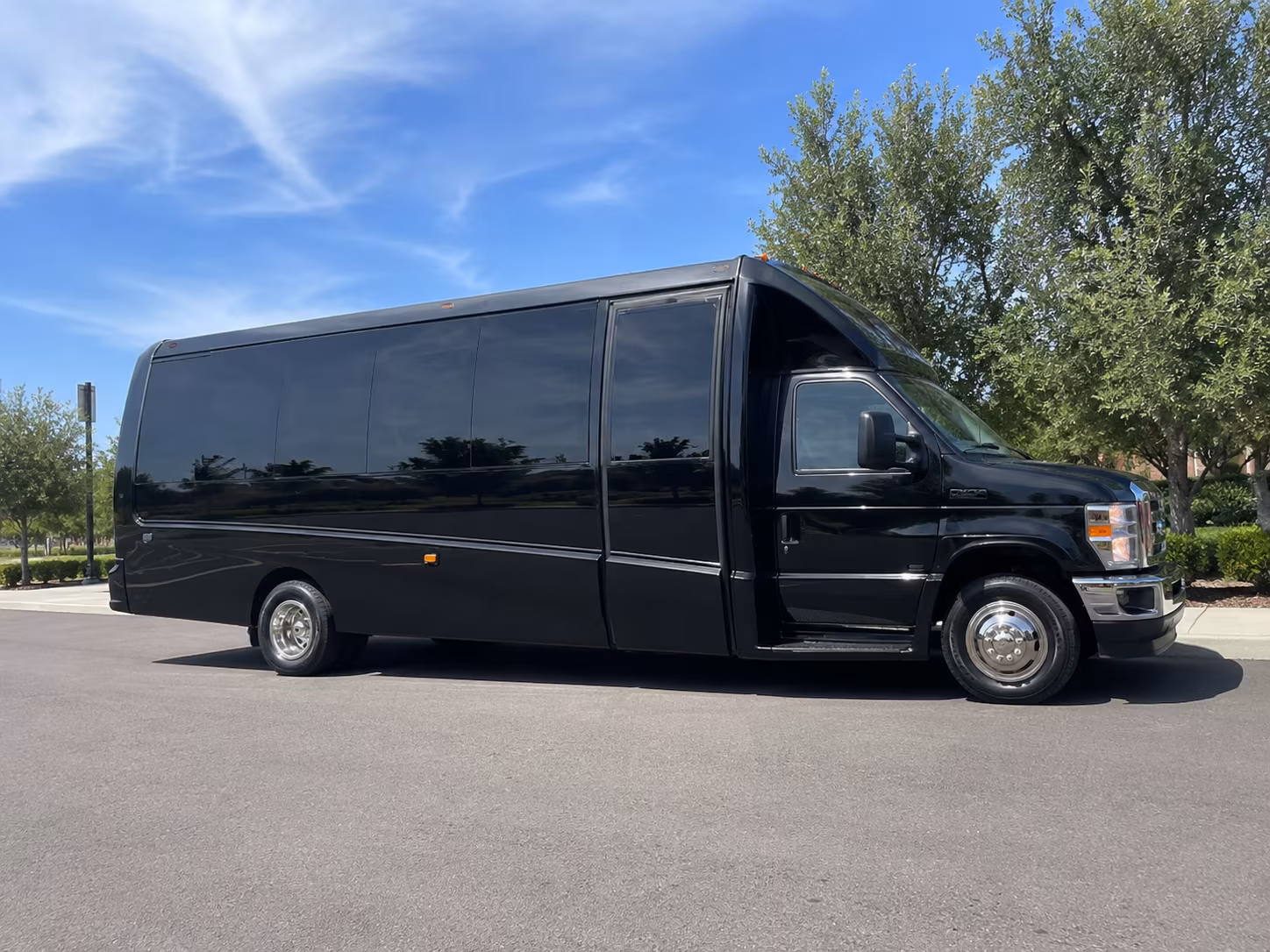 shuttle buses for concert groups heading to playhouse square and downtown cleveland