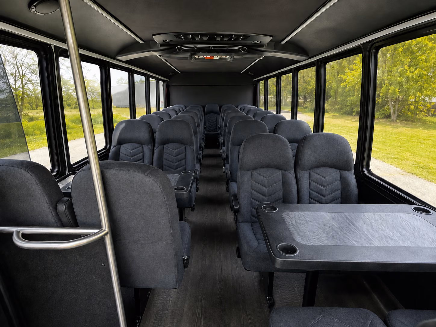 shuttle buses for parma wedding guests between hotels and venues