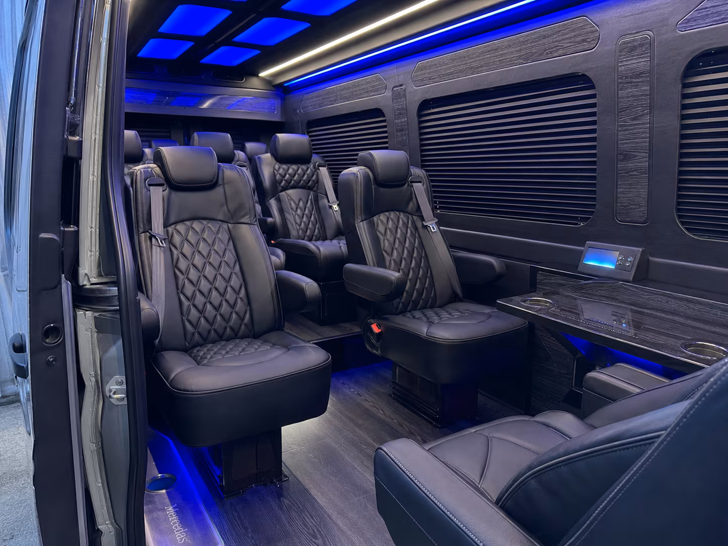 sprinter van transportation for groups and events across parma